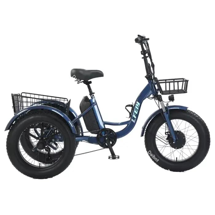 Tricycle électrique à trois roues pour adultes, mini voiture, véhicule cargo, gros vélo, vélo électr