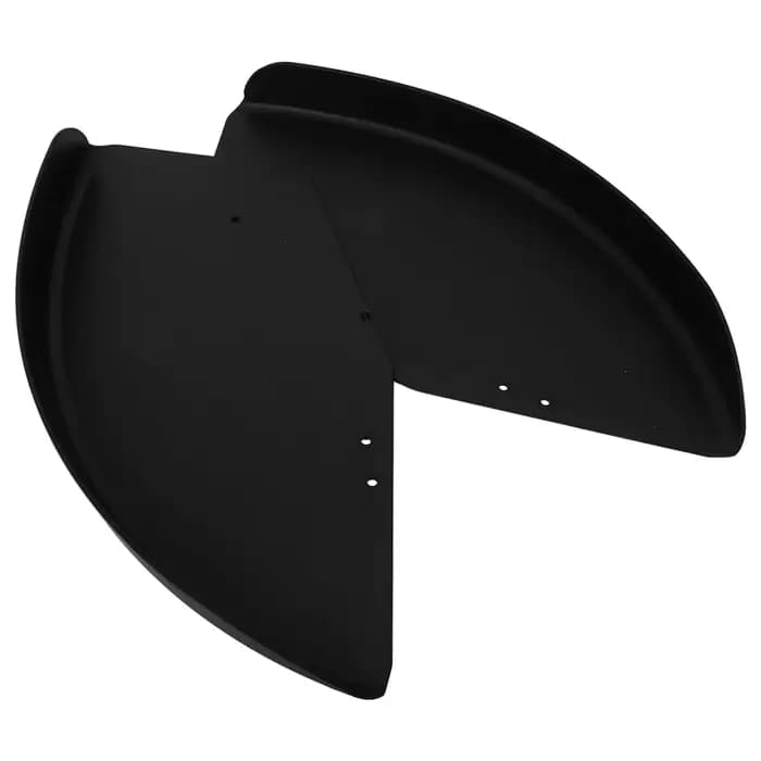 1 Paire de Protections Latérales Coupe-Vent en ABS pour Fauteuil Roulant, Remplacement de Protection
