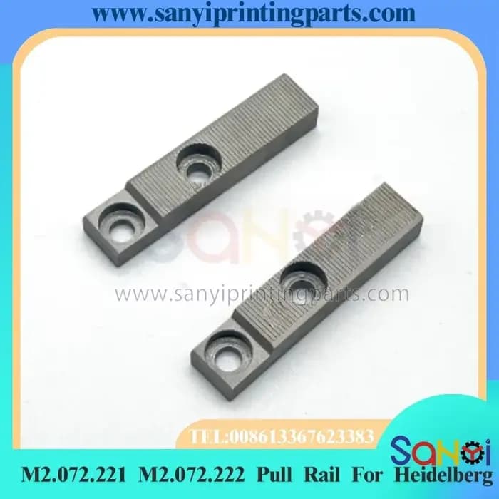 1 paire de rails de traction Heidelberg SM74 PM74 M2.072.221 M2.072.222 pour machine d'impression