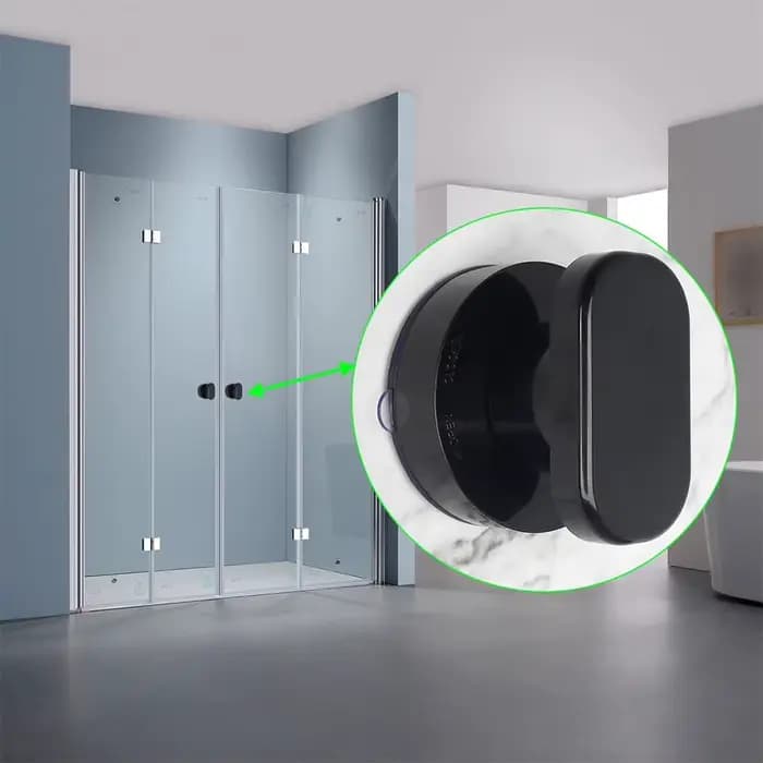 Poignée à ventouse pour salle de bain, convient aux surfaces vernies, conception ergonomique, résist