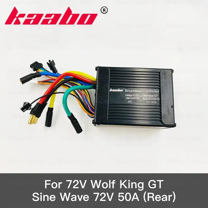 Kaabo Wolf King GT 72V 50A contrôleur d'onde sinusoïdale de Scooter 72V 50A pièces de scooter électr