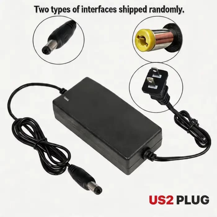 Chargeur de batterie pour trottinette électrique 42V 1.5A, adaptateur de chargeur de trottinette ave
