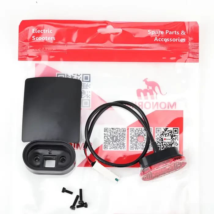 Monorim LR02 feu arrière licence pour Xiaomi M365 Pro pour Ninebot G30 Scooter électrique garde-boue