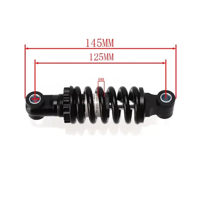 125mm Scooter amortisseur arrière Suspension amortisseur adapté pour vélo VTT Scooter accessoires vé