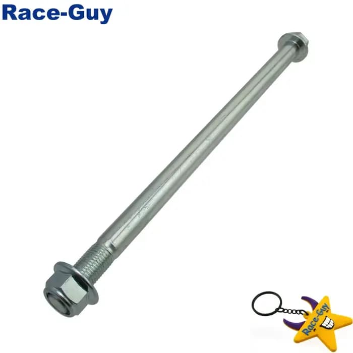 Essieu de roue M12 x 225mm pour Pit D343, 50cc, 70cc, 90cc, 110cc, 125cc, Pit Bikes, Scdoms, Imagomo