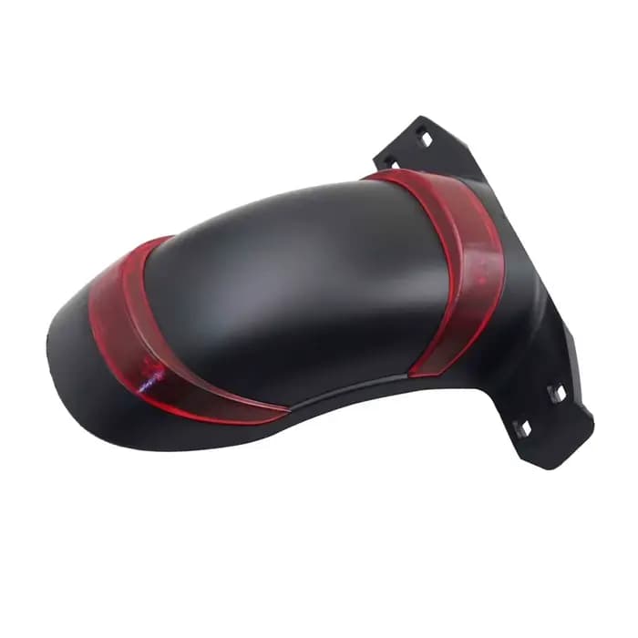 Kit de garde-boue pour scooter électrique, garde-boue avant et arrière ABS avec bande réfléchissante