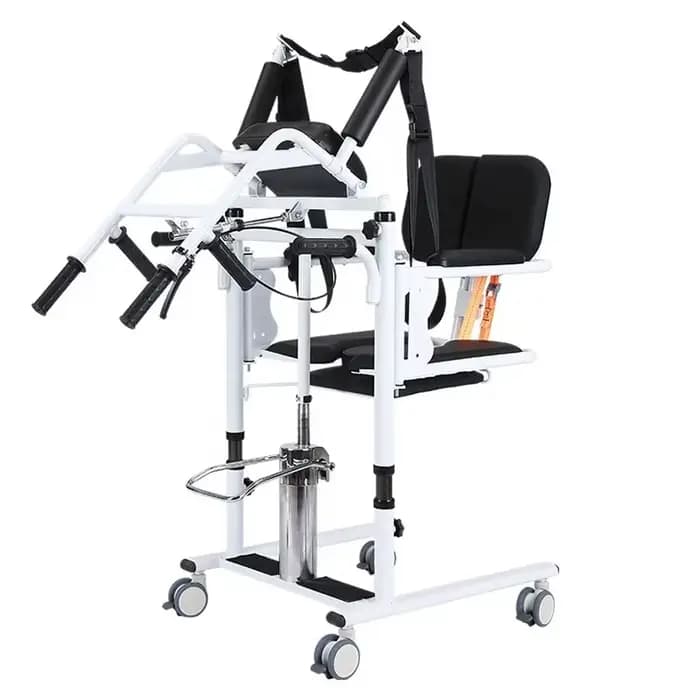 Dispositif de transfert hydraulique multifonctionnel pour les soins aux personnes âgées paraplégique
