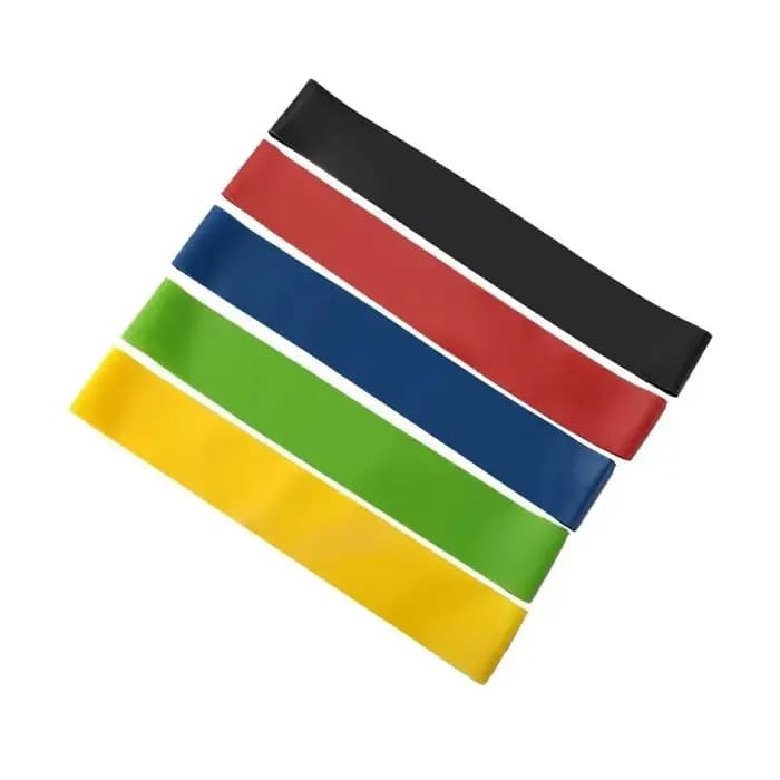 Lot de 5 pièces de ceinture de tension élastique pour le yoga, accessoire pour l'entraînement physiq