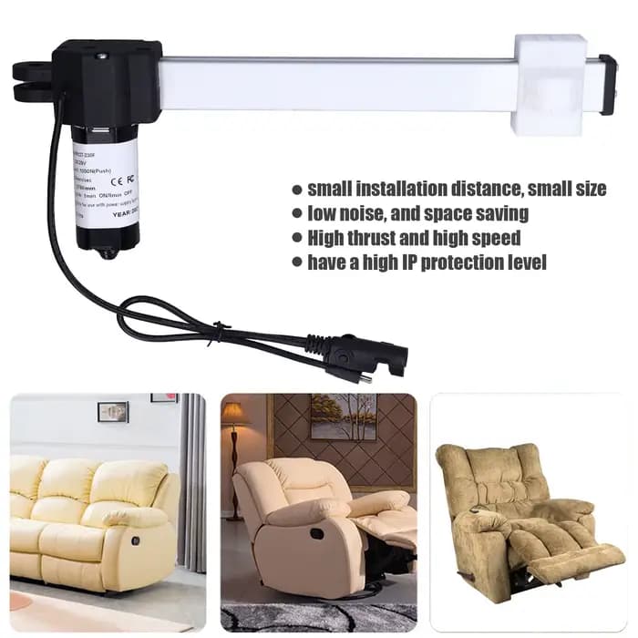Moteur de fauteuil élévateur inclinable électrique, actionneur inclinable électrique, 230mm/9 pouces