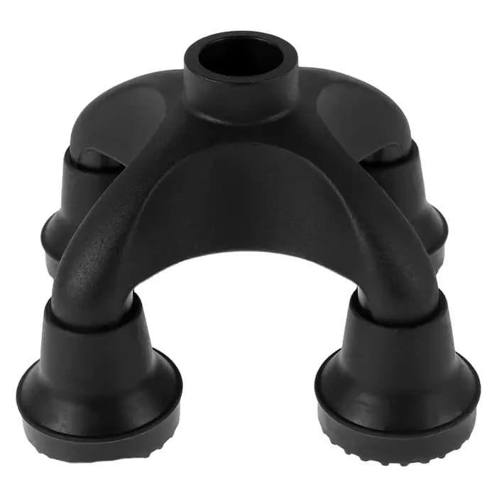 Embouts de canne de remplacement, Base Quad antidérapante pour bâton de marche, pointe de canne pour