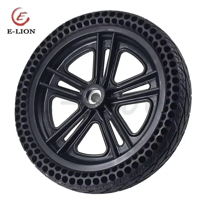 Ensemble de roues arrière pour fauteuil roulant électrique de 12 pouces, pneu solide alvéolé 12.5x2.