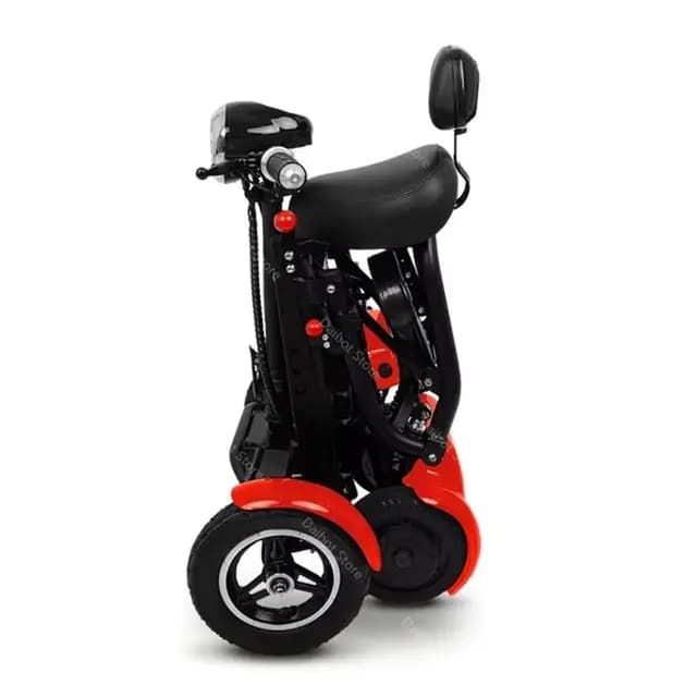 Scooter électrique pliant de mobilité de 10 pouces portable 4 roues 36V 500W double moteur scooter é