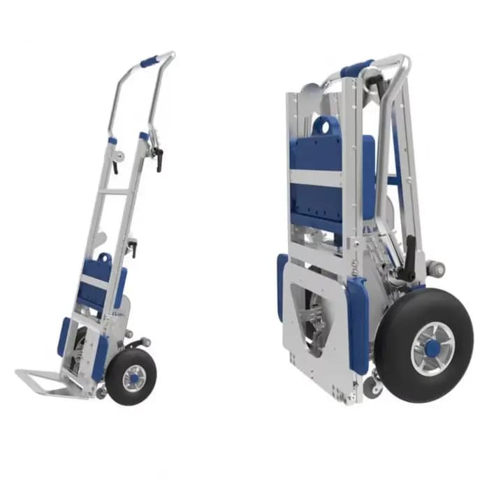 Mini transpalette électrique 170 kg pour escaliers - Chariot de manutention à batterie pour marcheri