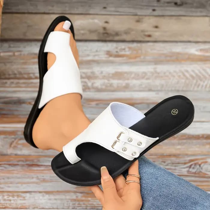 Sandales compensées confortables pour femmes, à talon moyen, décontractées, pour l'extérieur et la p