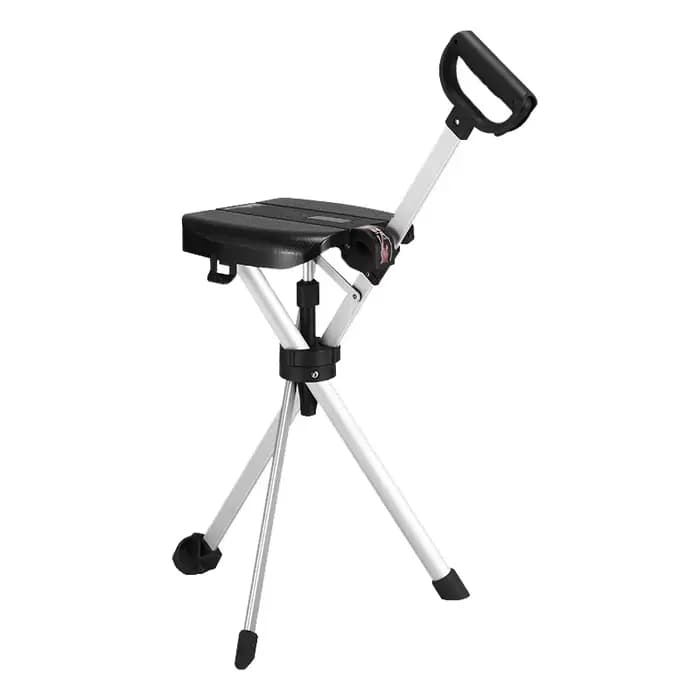 Chaise-canne multifonctionnelle antidérapante, portable, pour la randonnée en plein air, pour person