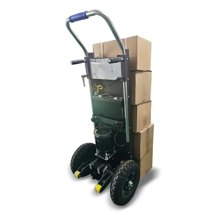 Chariot d'escalier électrique portable robuste, pliable, léger, alimenté par batterie