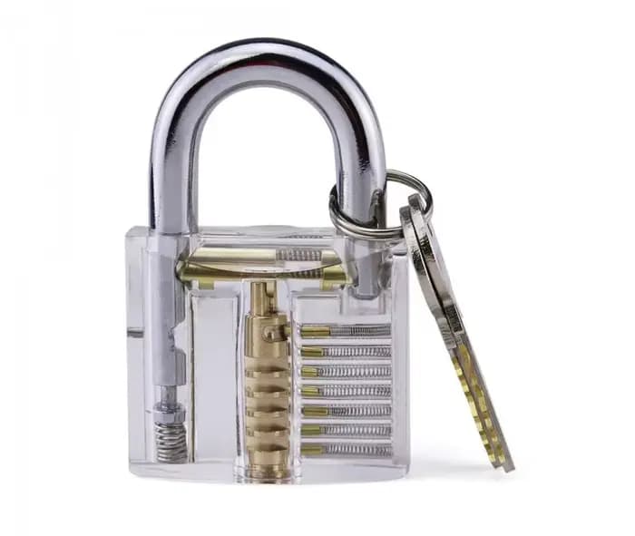 Coffrets de serrures transparentes multi-pal pour la formation des serruriers, outils d'entraînement