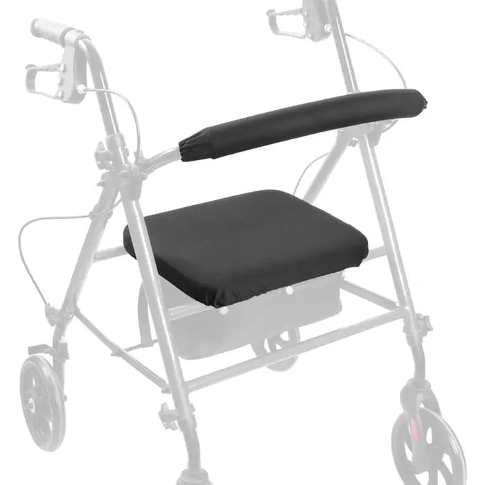 Housses de siège et de dossier Lefeke Rollator, coussin imperméable lavable, coussin de marcheurs ré