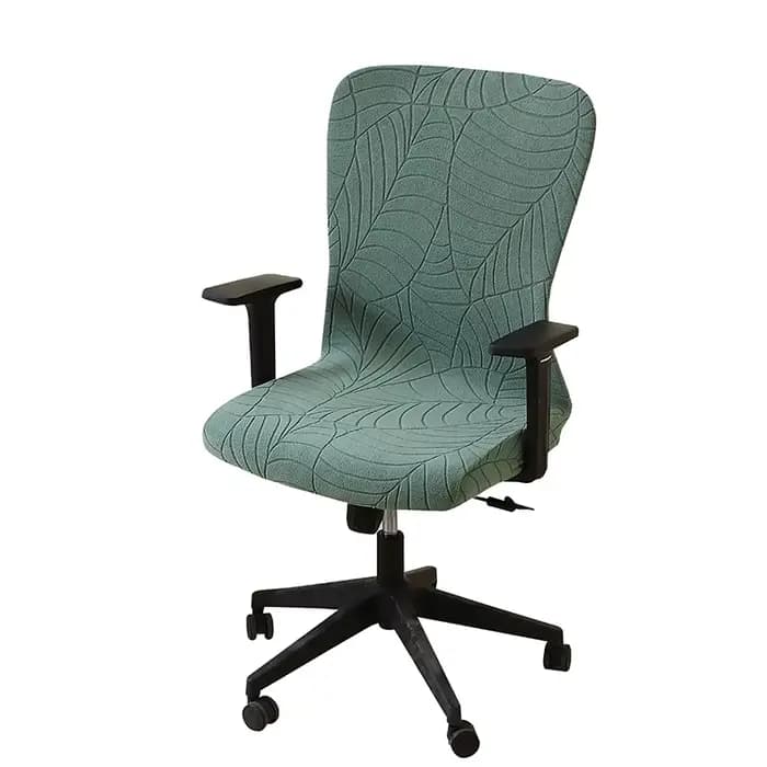 Housse de chaise de bureau et d'ordinateur extensible, 1 pièce, housse de fauteuil en Jacquard Anti-