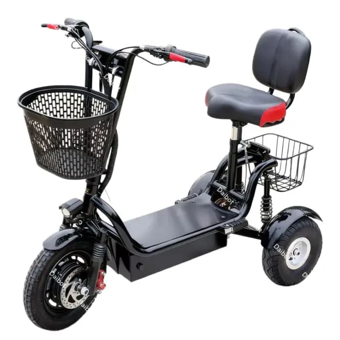 Mini Scooter électrique pliable pour adultes, pour travailler tout Terrain, 3 roues pour les voyages
