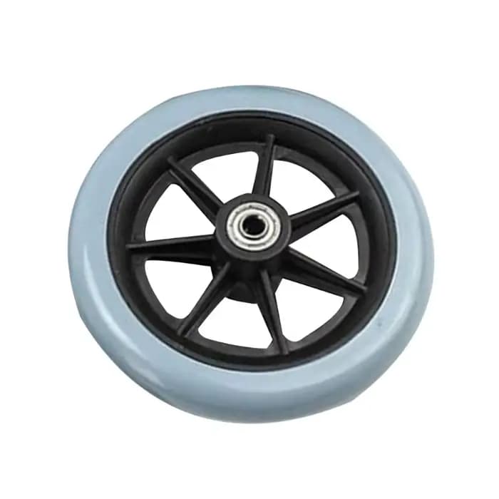 M4YD – roues roulantes avant robustes de 6/8 pouces, pneu solide, lisse et Flexible, pièces de recha