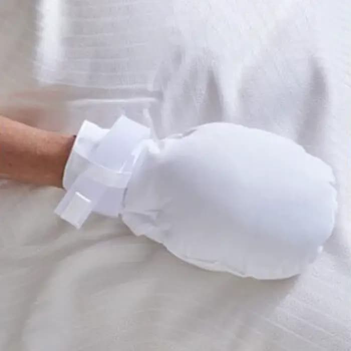Gants de retenue faciles à nettoyer, anti-rayures, doux et rembourrés pour personnes âgées, gants de