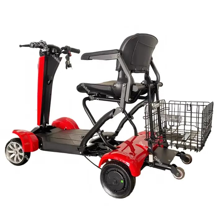 Scooter électrique pliant automatique à Double moteur, 4 roues 36V 500W, léger et pliable, pour pers