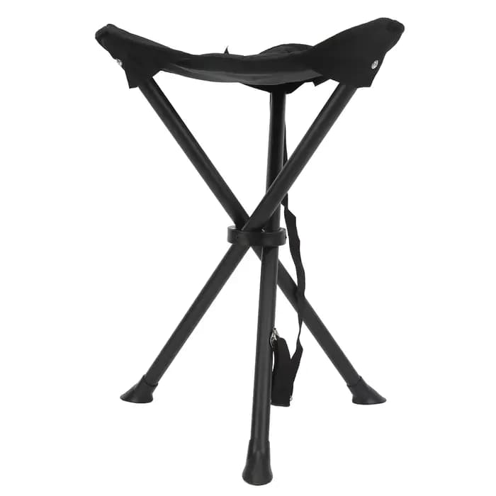 Tabouret trépied pliant en tissu Oxford 600D, Anti-chute, charge de 200KG, chaise pliable, bonne sta