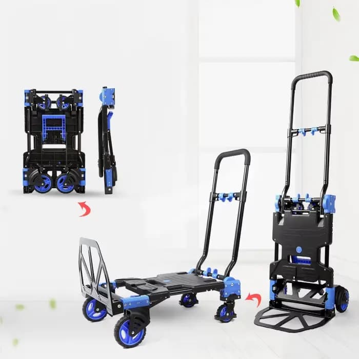 Chariot de courses pliable avec roues, chariot d'épicerie sur roulettes, chariot de courses pliable 