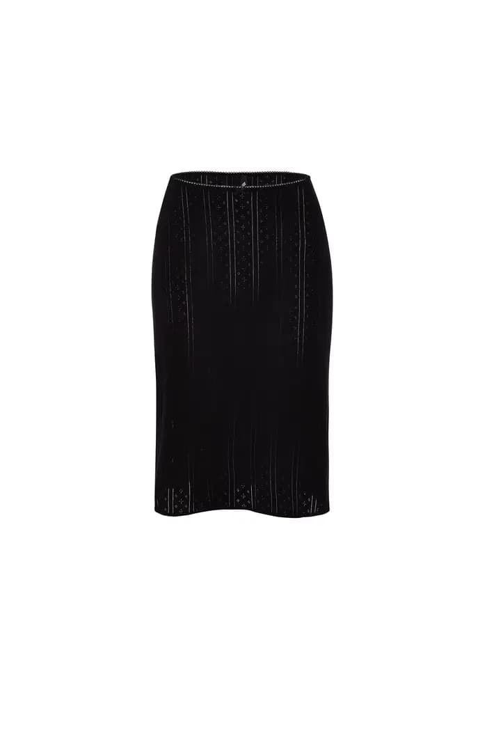 COUCOU La jupe slip noire et blanche