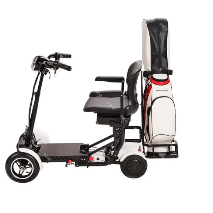Scooter électrique de Golf à 4 roues pour adultes, double moteur pliable, 250W x 2, 36V, 10 pouces, 