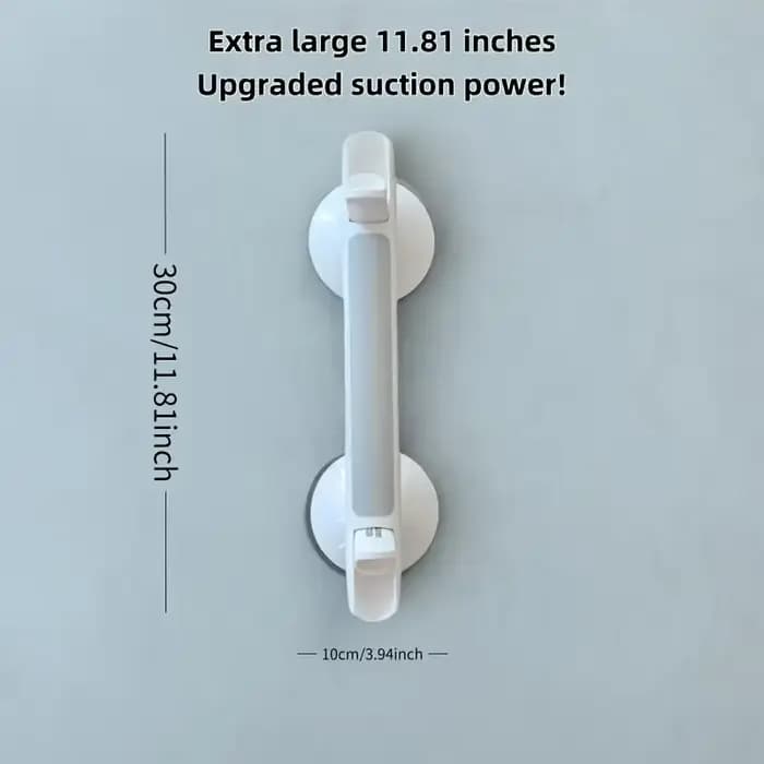 Barre d'appui de sécurité robuste pour douche et salle de bain, avec poignée antidérapante, pour per