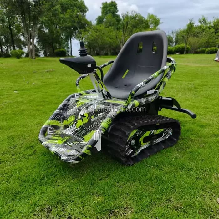 Véhicule tout-terrain électrique biplace pour adultes, 4 roues motrices, pour la plage et les loisir