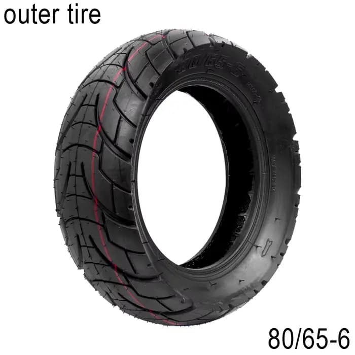 ​ Pneu de Scooter électrique de 10 pouces, roue gonflable 80/65 – 6, pour Inokim Kugoo M4 G1 Dualtro