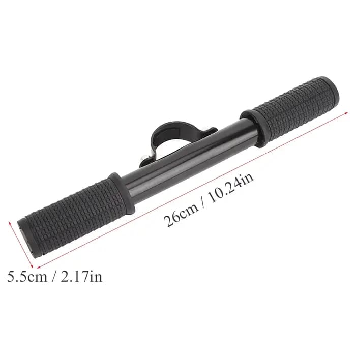 Main courante de Scooter électrique de 26cm de long, poignées en caoutchouc réglables en acier inoxy