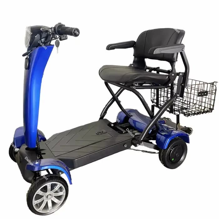 Scooter de mobilité pliant automatique pour personnes âgées handicapées batterie Portable amovible 5