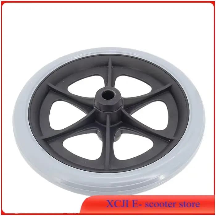 Roulette avant pour fauteuil roulant robuste de 8 pouces, pneu solide et lisse, Flexible, accessoire
