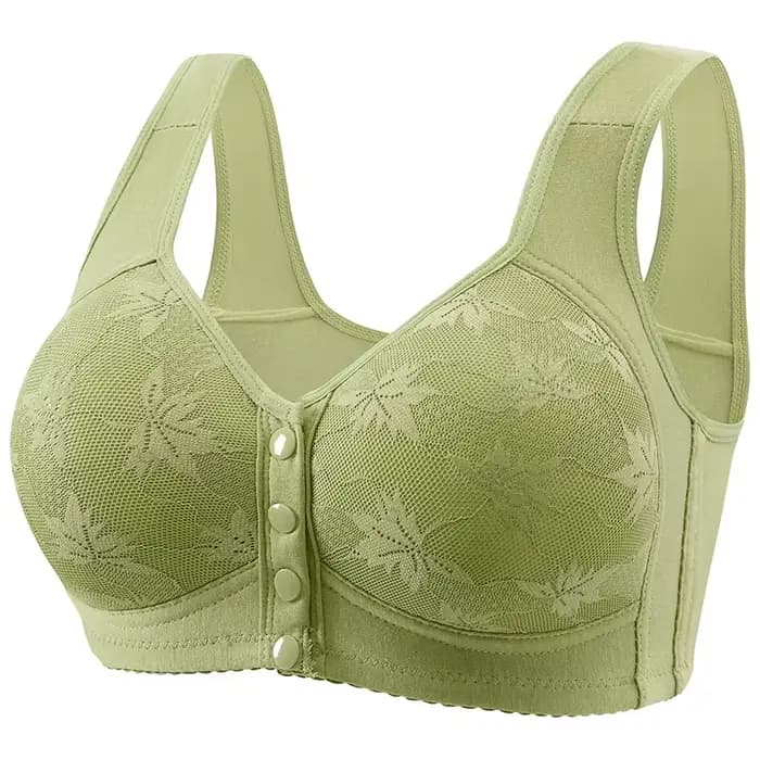 Soutien-gorge de sport grande taille, confortable, sans fil, avec bonnet en coton fin, respirant, so