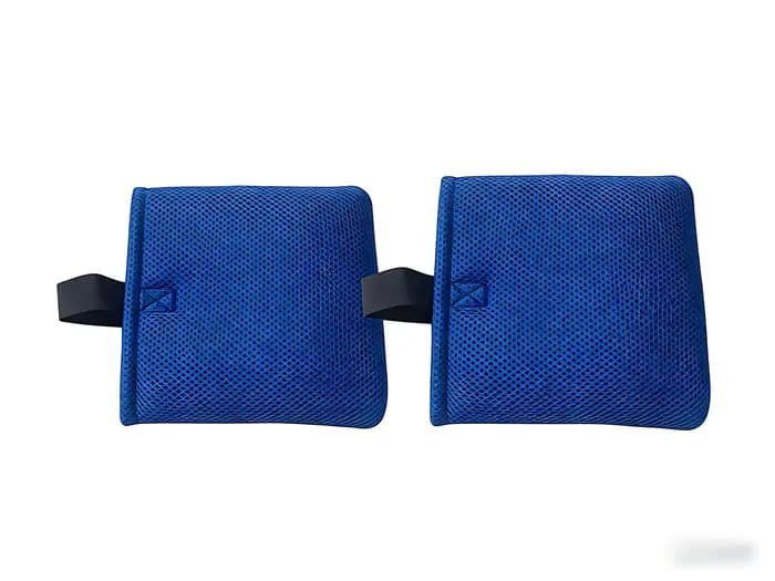 Coussin universel pour repose-pieds de fauteuil roulant, 1 paire, coussin en maille respirante, soul
