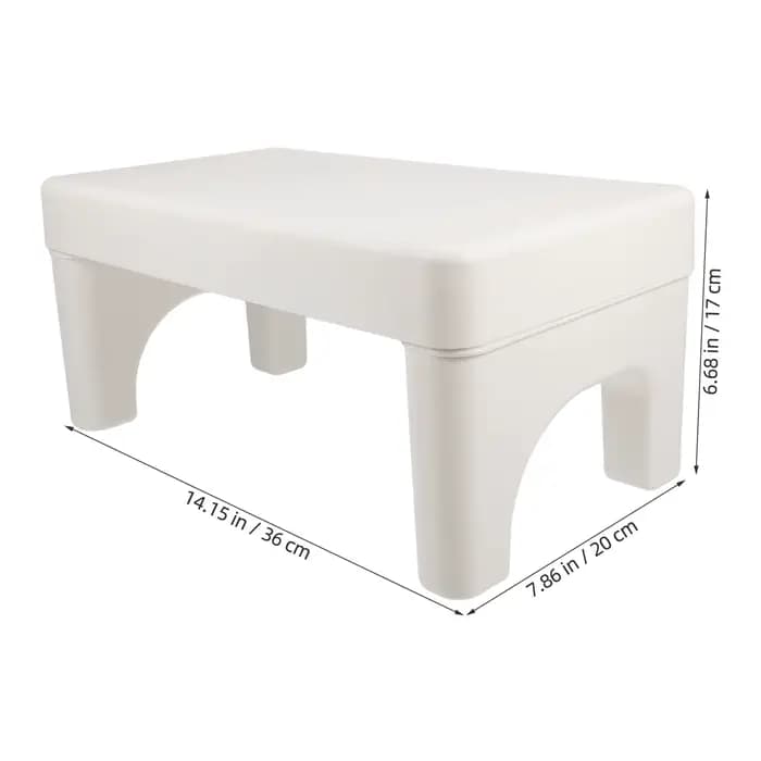 Tabouret de toilette pouf pliant pour adultes, pot de merde en marbre blanc, marche d'entraînement p