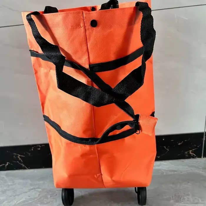 Chariot de courses pliable et portable avec roues |   Chariot à main léger de type sac à dos pour us