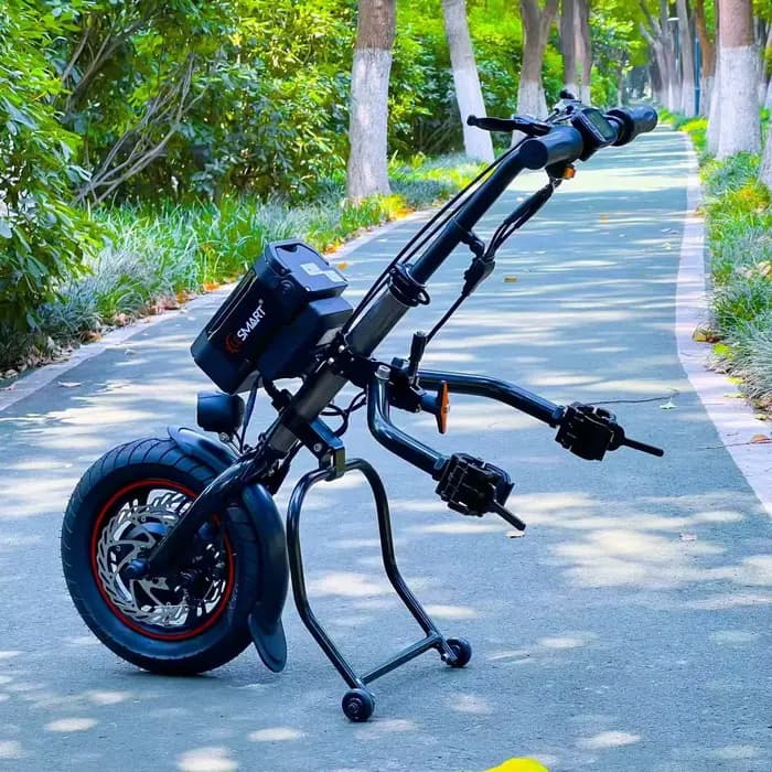 Fauteuil roulant électrique A6 A3 36V 350W avec cycle manuel pour personnes handicapées