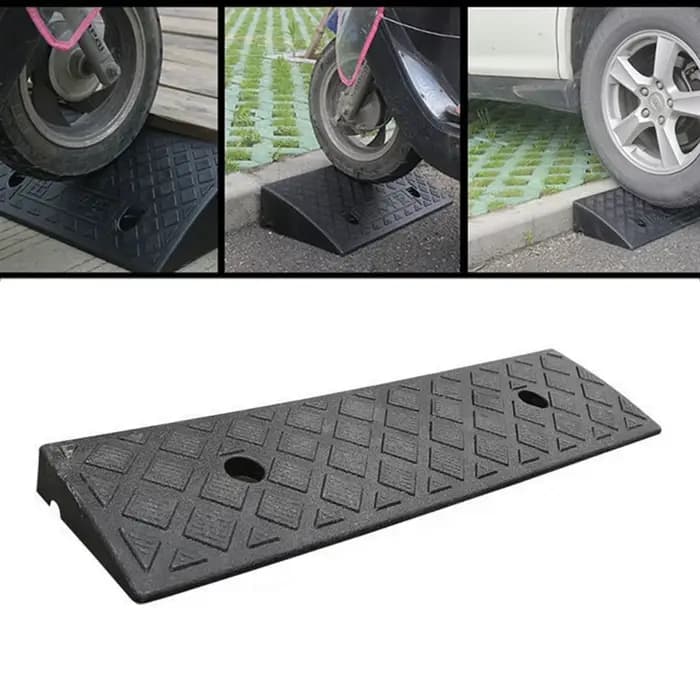Rampes d'allée de roue de voiture rampe Kerb en plastique rampe de seuil antidérapante hauteur 30mm 