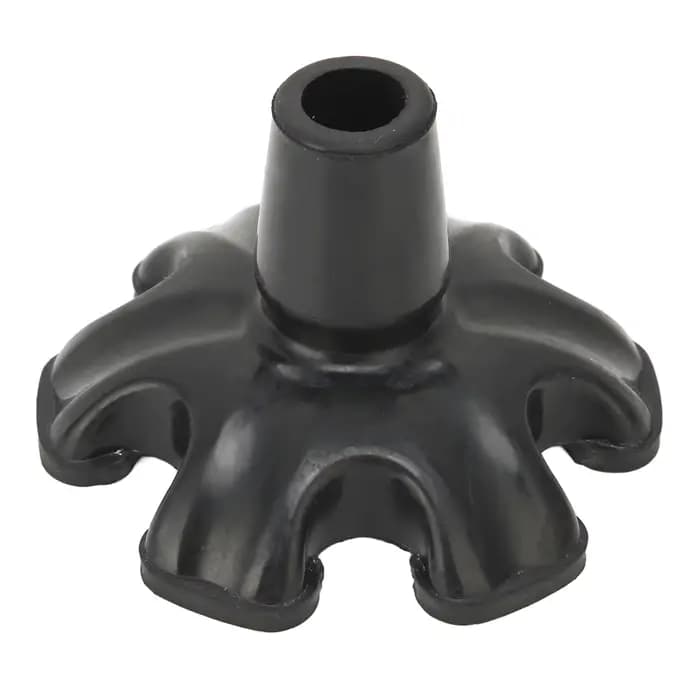 Embouts de canne embouts de canne 6 pilier conception caoutchouc antidérapant 19mm embouts de béquil