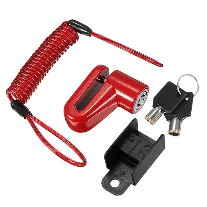 Serrure antivol pour Scooter électrique Xiaomi Mijia M365, fil d'acier, freins à disque, casier de r