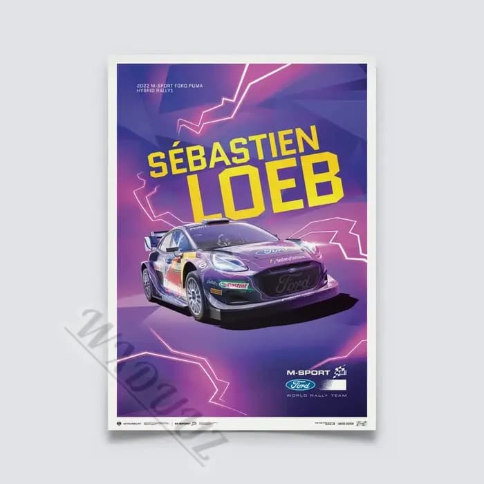 RS Famous Rally Sports Car Series, Design moderne, Promotion Picture Art, Home Wall, Décoration de s