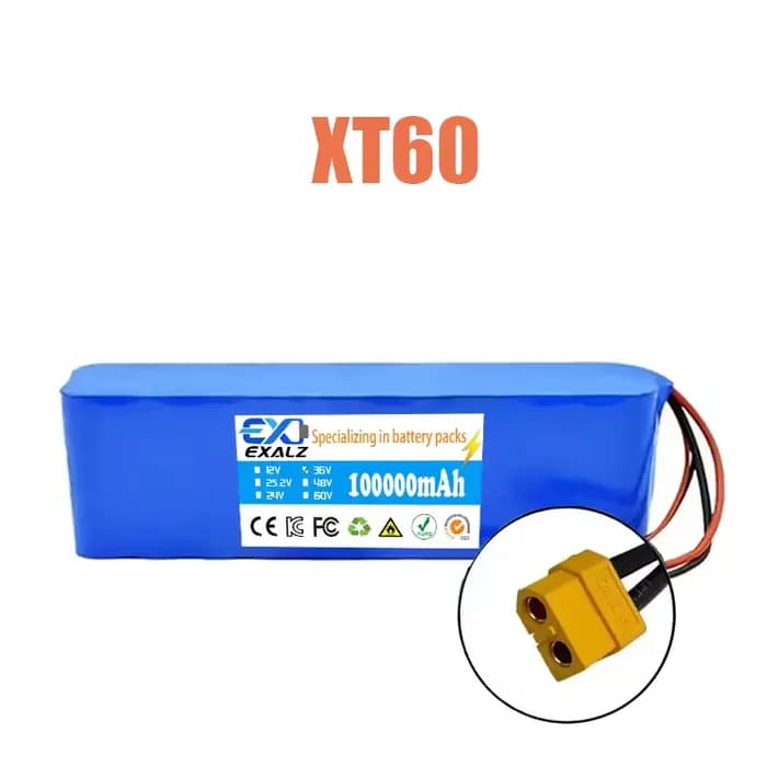 Batterie Lithium-ion pour Scooter électrique 10S2P 36V 100000mAh 500W, Rechargeable, conception sûre
