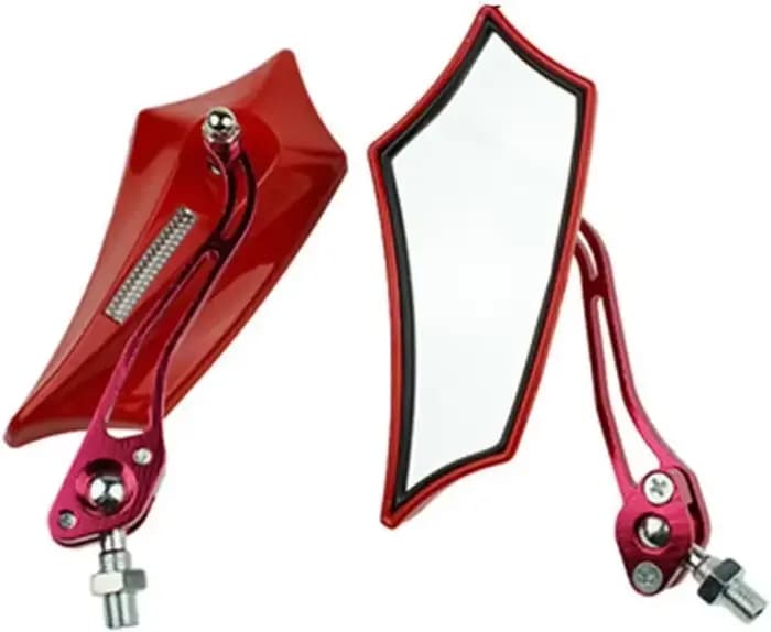 Rétroviseurs Latéraux Universels pour Moto, Vélo, Hurbike, Scooter RL, avec Adaptateur 10mm, 8mm, 10