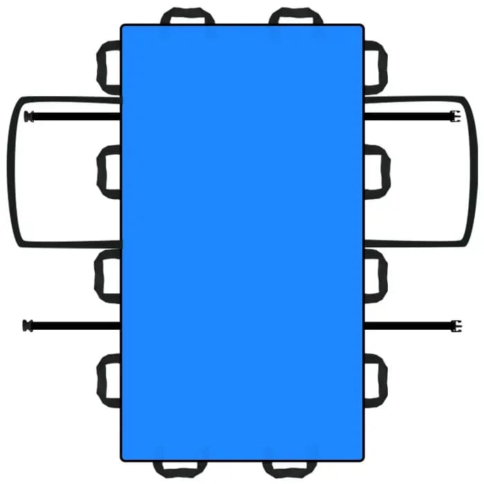 Feuille de transfert imperméable polyvalente pour personnes âgées, coussin de positionnement du lit 