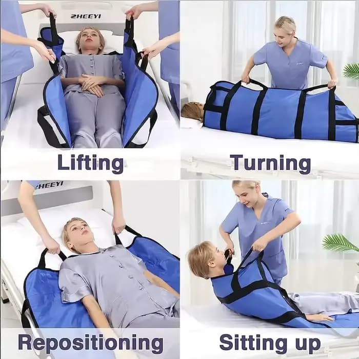 Coussin de positionnement pour personnes âgées pour faciliter le retournement, le levage et le dépla